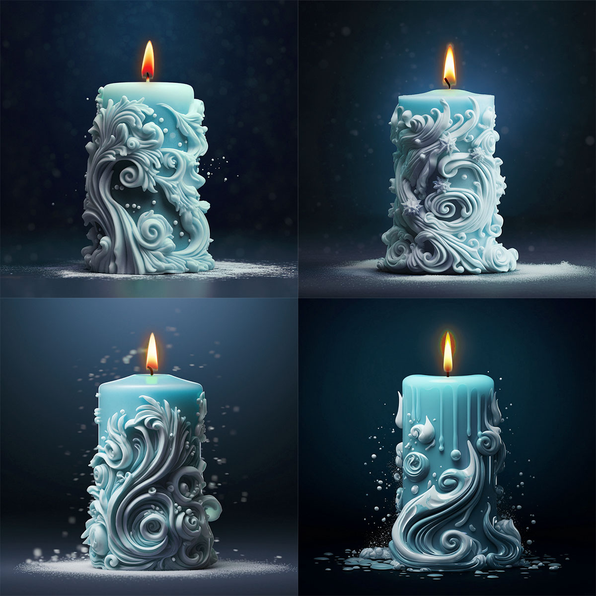Resin Art Sculptures - 円筒形の彫刻が施されたシリコンキャンドルモールド,海の波のスパイラルパターン,石鹸の柱,アロマテラピーの作成,室内装飾
