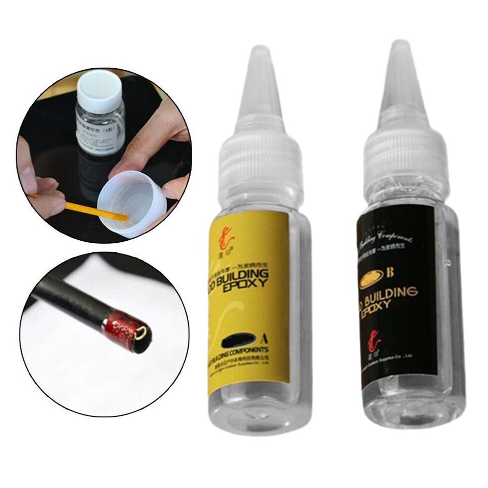 Epoxy Resin Ab - 2 個釣竿接着剤釣竿エポキシ樹脂 AB 接着剤透明接着剤麻ひも釣竿アクセサリー釣竿ペイント
