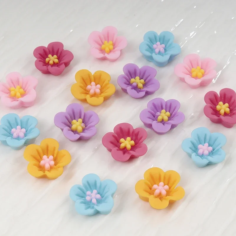 50 個ミニフラワーネイルアート樹脂パッチアクセサリー DI - Resin Art Earrings Material のレビューと価格
