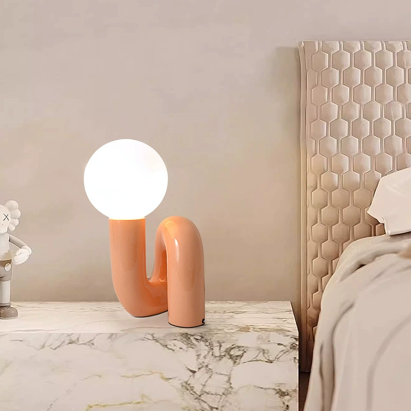 北欧 LED ガラス球形テーブルランプホテル子供部屋寝室リビ - Resin Art Uk のレビューと価格