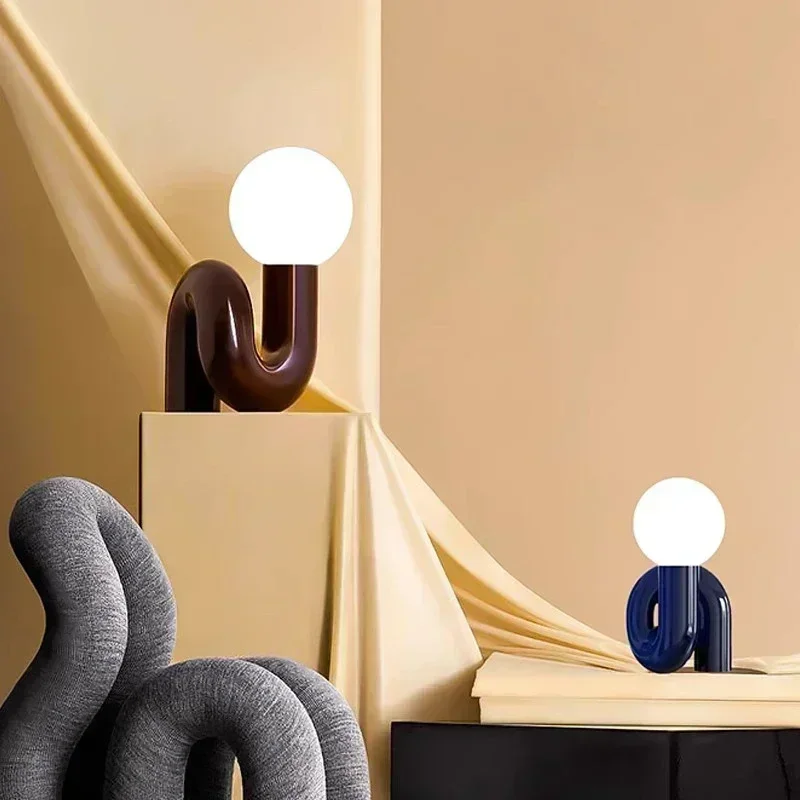 北欧 LED ガラス球形テーブルランプホテル子供部屋寝室リビ - Resin Art Uk のレビューと価格