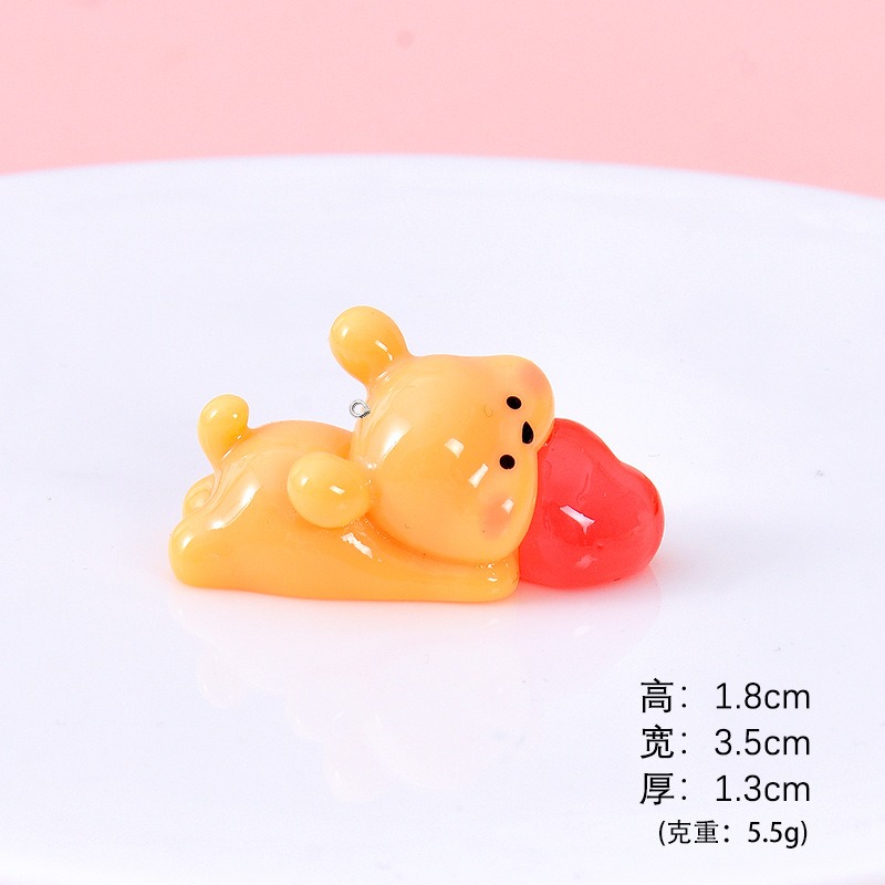 5 個漫画犬樹脂チャーム工芸用品かわいいイヤリングブレスレッ - Resin Art Earrings Material のレビューと価格