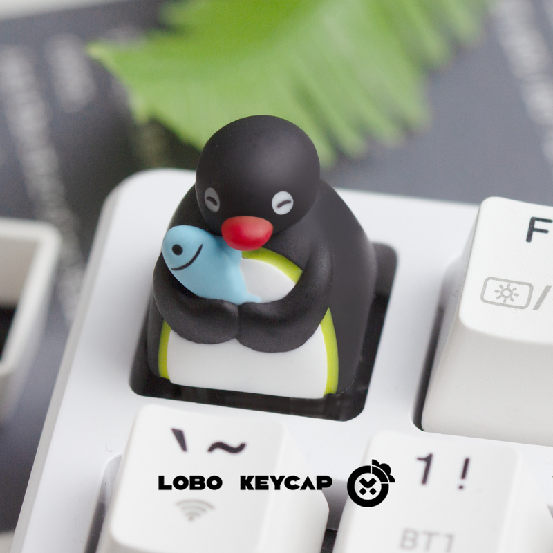 かわいいペンギンイメージのピングー系パーソナライズメカニカル - Resin Artist のレビューと価格