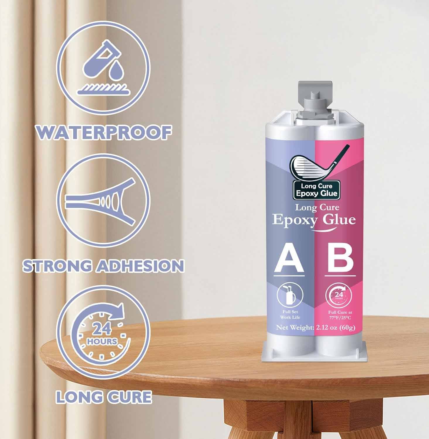 ゴルフクラブ修理用ロングキュアエポキシ接着剤、高耐衝撃＆防水 - Epoxy Resin Ab のレビューと価格