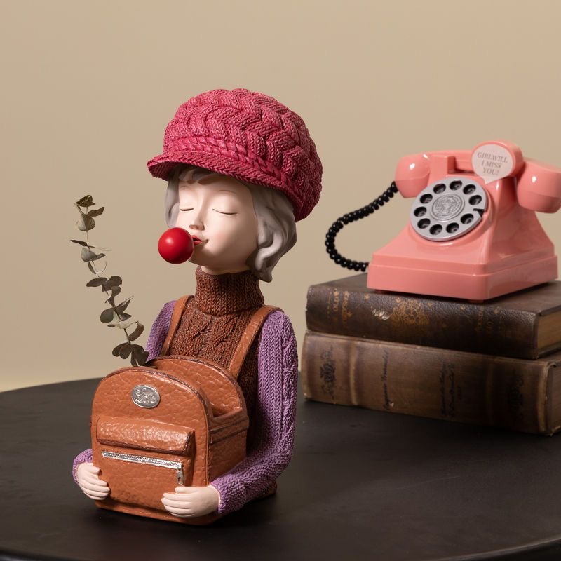 女の子のためのモダンな花瓶バッグ,部屋の装飾,化粧台,工芸品 - Resin Art Gift For Birthday のレビューと価格