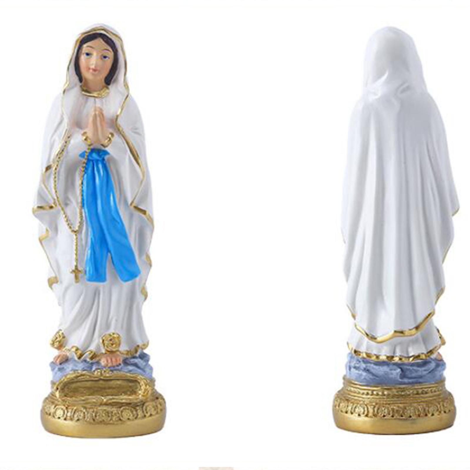 マリア像置物彫刻家の装飾品アートクラフトルルドの聖母像 - Resin Art Mary のレビューと価格