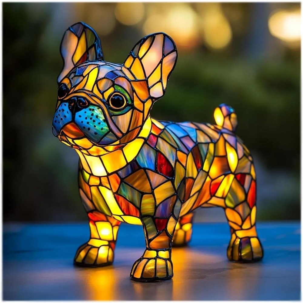 新しい犬シリーズ樹脂製フィギュアLEDナイトライト芸術的な動 - Resin Artist のレビューと価格