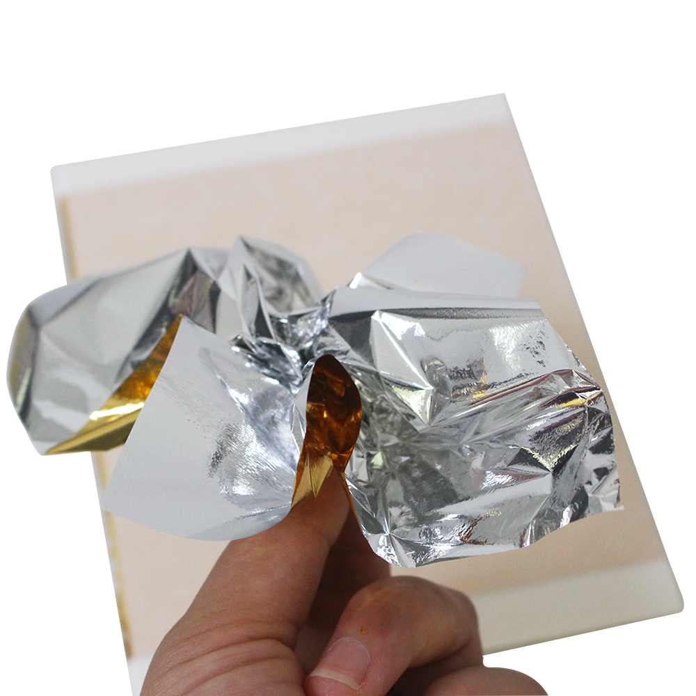 100枚入り 模造金箔紙 14cm 赤裏シート レジンクラフ - Resin Art Gift For Birthday のレビューと価格