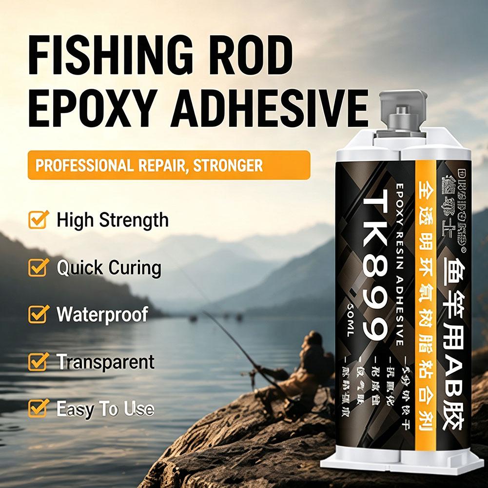 釣り竿用接着剤 エポキシ樹脂 AB接着剤 黒/透明接着剤 釣 - Epoxy Resin Ab のレビューと価格