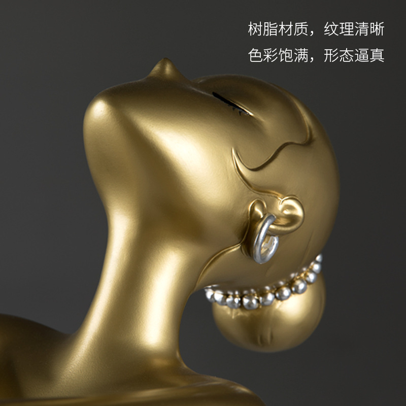 樹脂製の跪く少女像収納トレイ、モダンなリビングルームアートフ - Resin Art In Floor のレビューと価格