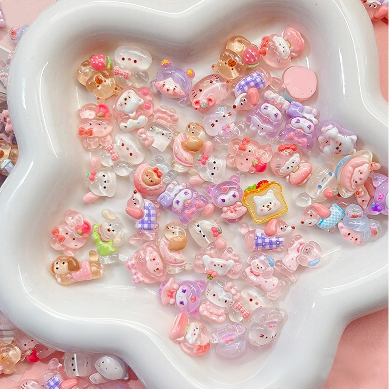 10-100 個ミニ滑らかな透明混合樹脂アクセサリー DIY - Resin Art Gift For Birthday のレビューと価格
