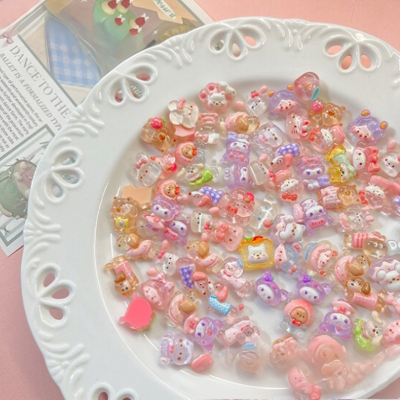 10-100 個ミニ滑らかな透明混合樹脂アクセサリー DIY - Resin Art Gift For Birthday のレビューと価格