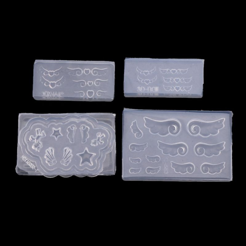 DIY ネイルアートデコレーション用品ネイルアートテンプレー - Resin Art Earrings Material のレビューと価格