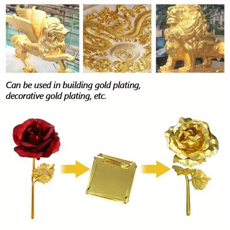 100枚入り 模造金銀銅箔紙 DIY樹脂キャンドル石膏クラフ - Resin Art Gift For Birthday のレビューと価格