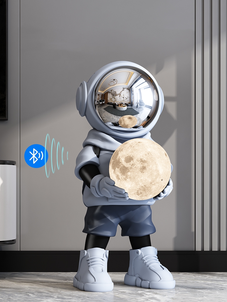 家の装飾のための創造的な宇宙飛行士の像,北欧のリビングルーム - Resin Art In Floor のレビューと価格